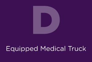 D Equipped Medical Truck