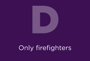 D Only Firefighters