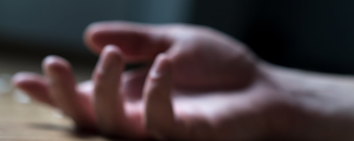 Out of focus image of a hand