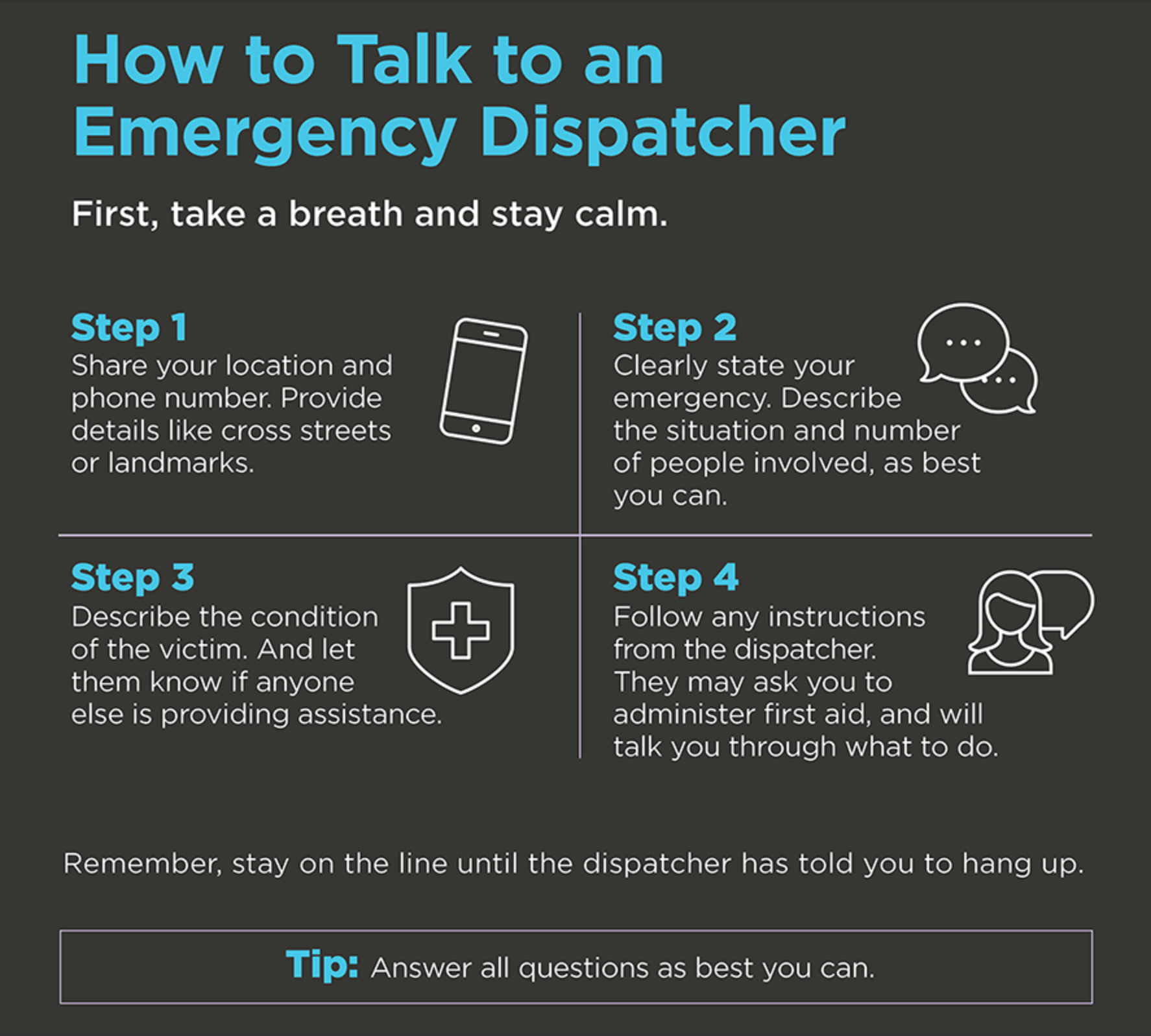 How to Talk to Emergency Dispatcher | Calling 911 | Minutes Matter